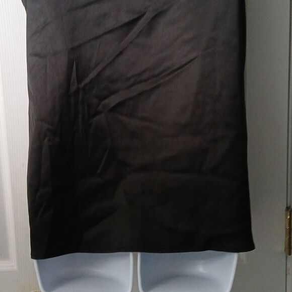 Black sleeveless casual sexy  blouse Sz L EUC - Picture 5 of 6